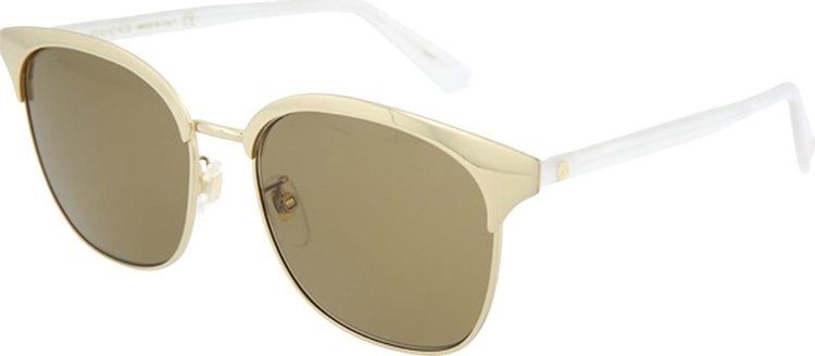 Gucci Clubmaster Acetate Sunglasses Gold