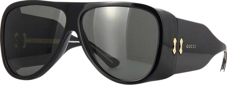 Gucci Aviator Acetate Sunglasses 'Black'