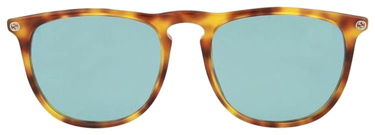 Gucci D Frame Acetate Sunglasses Yellow