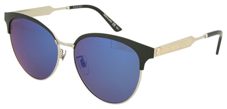 Gucci Wayfarer Metal Sunglasses Silver