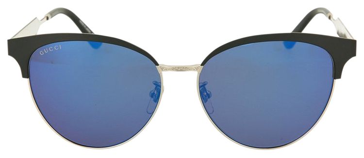 Gucci Wayfarer Metal Sunglasses Silver