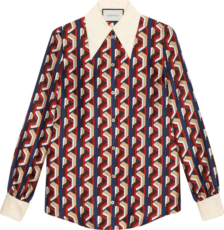 Gucci Silk Kimono Robe - Burgundy Casual Shirts, Clothing - GUC152064