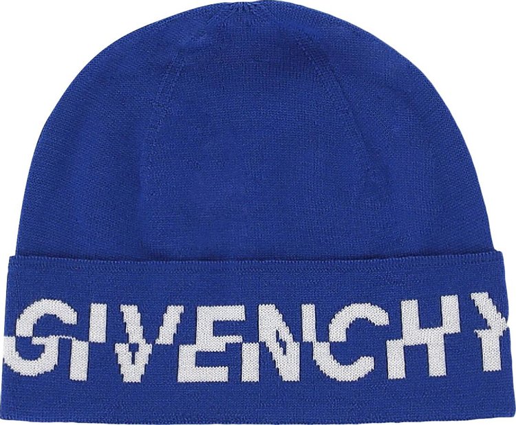 Givenchy Logo Wool Beanie 'Blue'