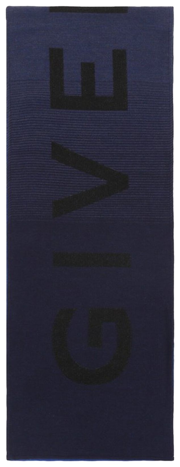 Givenchy Degrade Logo Scarf Blue