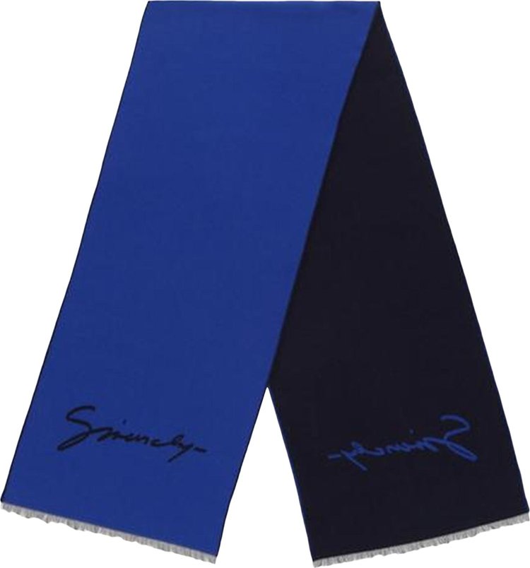 Givenchy Signature Logo Scarf 'Blue'