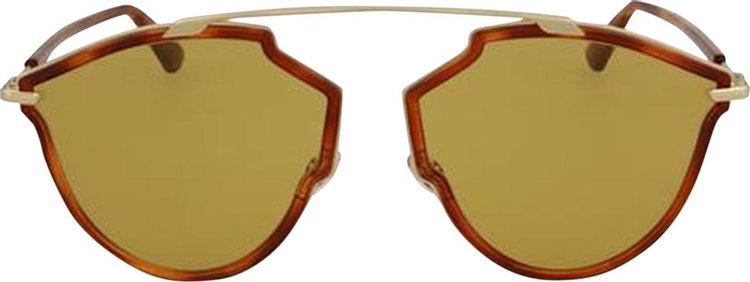 Dior Cat Eye Metal Sunglasses 'Brown'