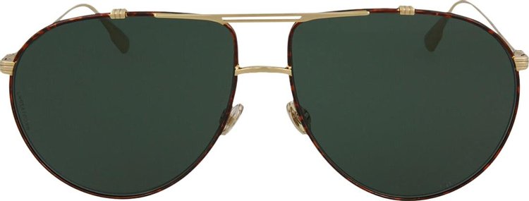 Dior Aviator Style Metal Sunglasses 'Gold'
