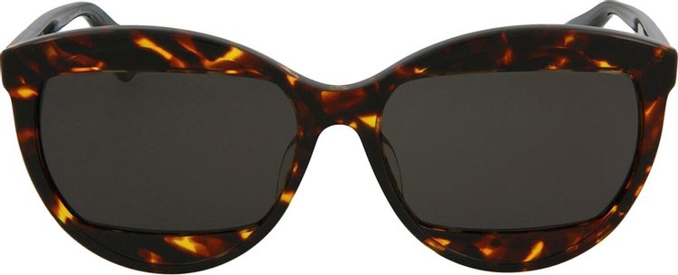 Dior Round Frame Acetate Sunglasses 'Brown'