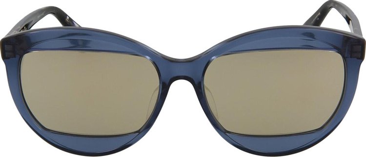 Dior Round Frame Acetate Sunglasses 'Blue'