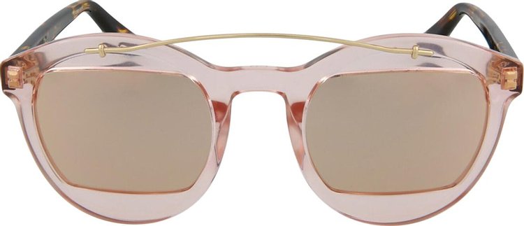 Dior Round Frame Acetate Sunglasses 'Pink'