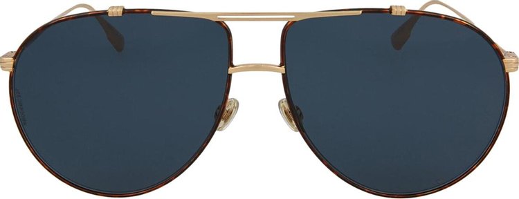 Dior Aviator Style Metal Sunglasses 'Gold'