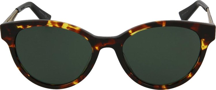 Dior Round Frame Acetate Sunglasses Brown