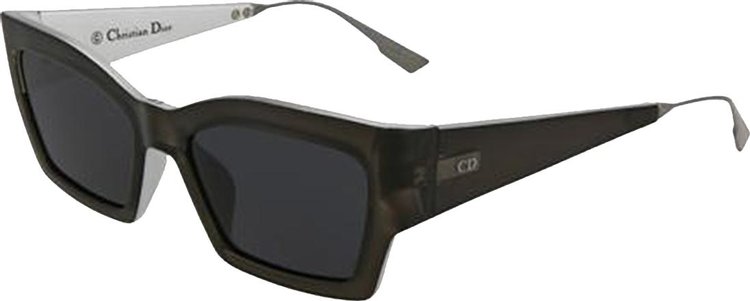 Dior Rectangle Frame Acetate Sunglasses Grey