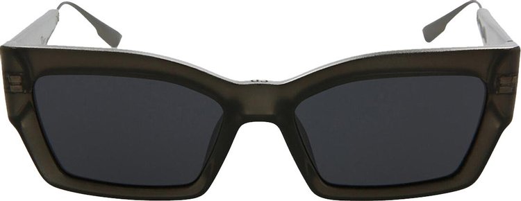 Dior Rectangle Frame Acetate Sunglasses 'Grey'