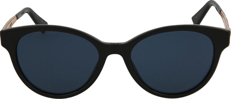Dior Round Frame Acetate Sunglasses 'Black'