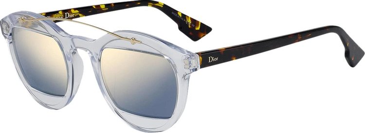 Dior Round Frame Acetate Sunglasses Brown