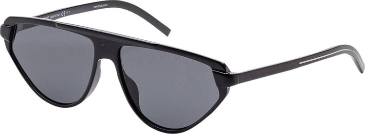 Dior Rectangle Frame Acetate Sunglasses 'Black'