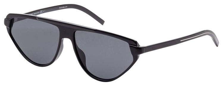 Dior Rectangle Frame Acetate Sunglasses Black