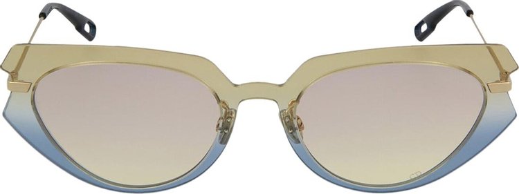 Dior Cat Eye Acetate Sunglasses 'Blue'