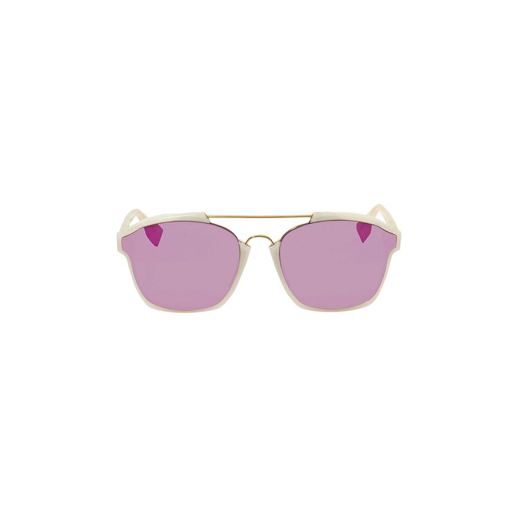 Dior Square Frame Acetate Sunglasses White