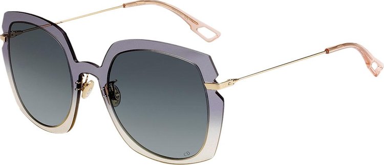 Dior Oversized Round Acetate Sunglasses 'Grey'