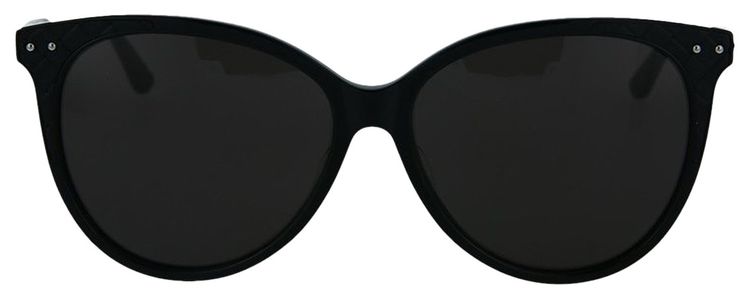 Bottega Veneta Cat Eye Acetate Sunglasses Black