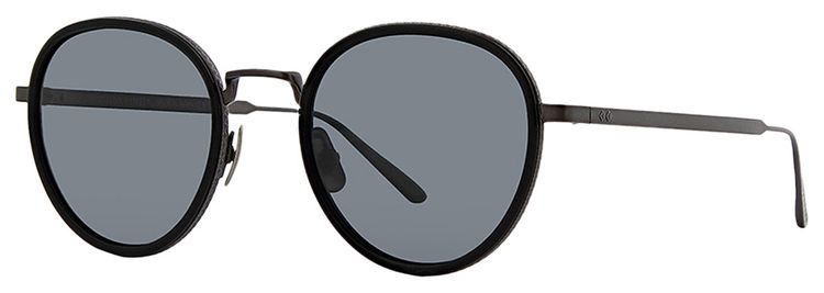 Bottega Veneta Round Oval Sunglasses Black