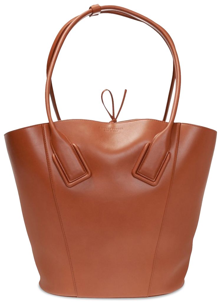 Bottega Veneta Basket Leather Tote Brown