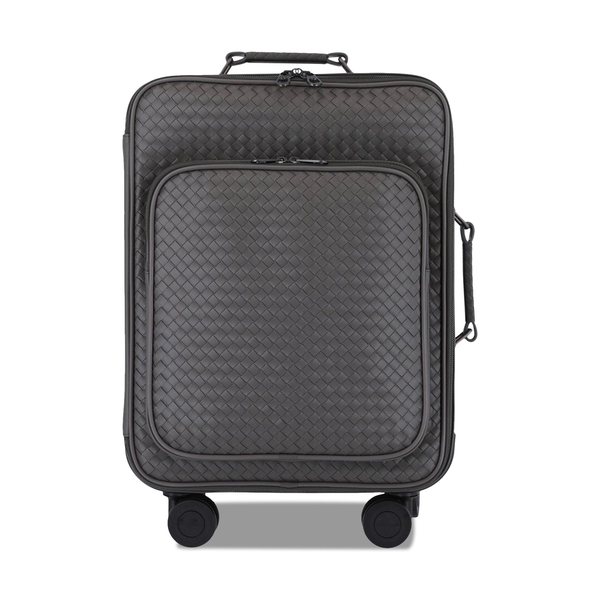 Buy Bottega Veneta Trolley VN Leather Suitcase Grey 445086 V4651 1423 GOAT