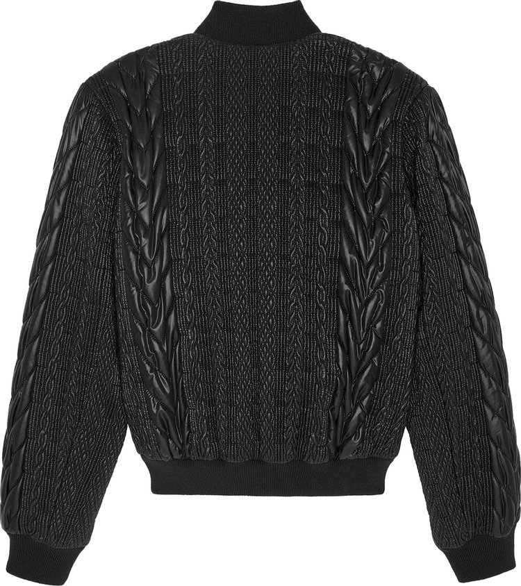 Saint Laurent Teddy Oversized Jacket NoirBrilliant