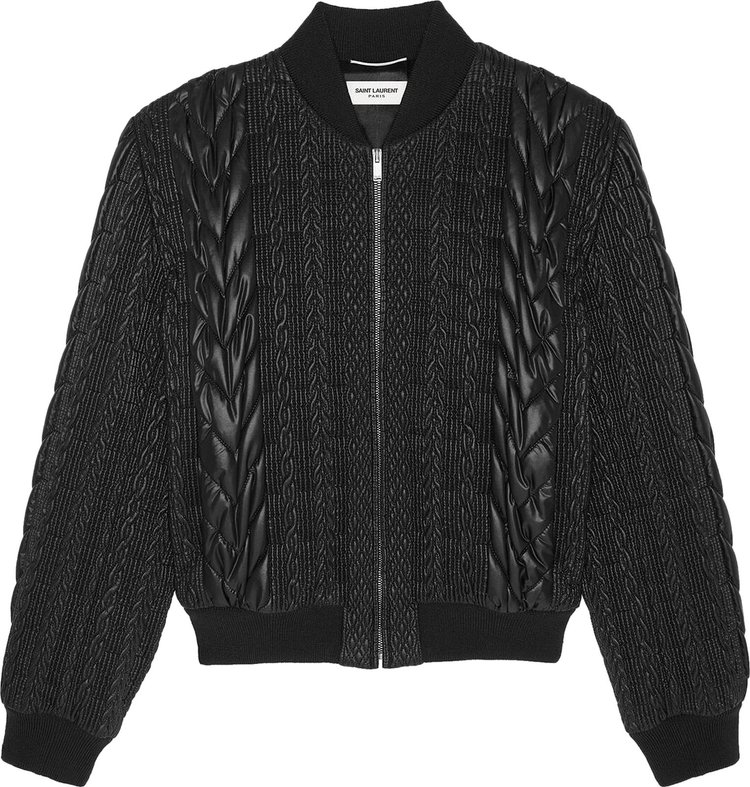 Saint Laurent Teddy Oversized Jacket 'Noir/Brilliant'