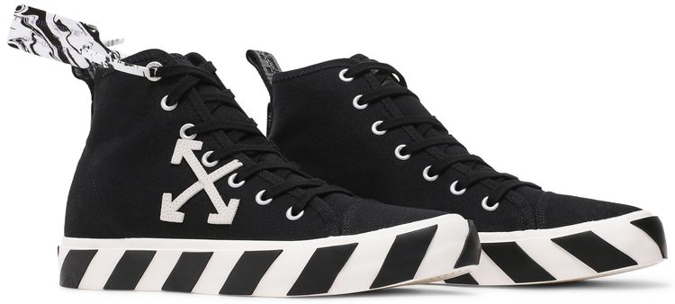 Off White Vulc Sneaker Mid Black White