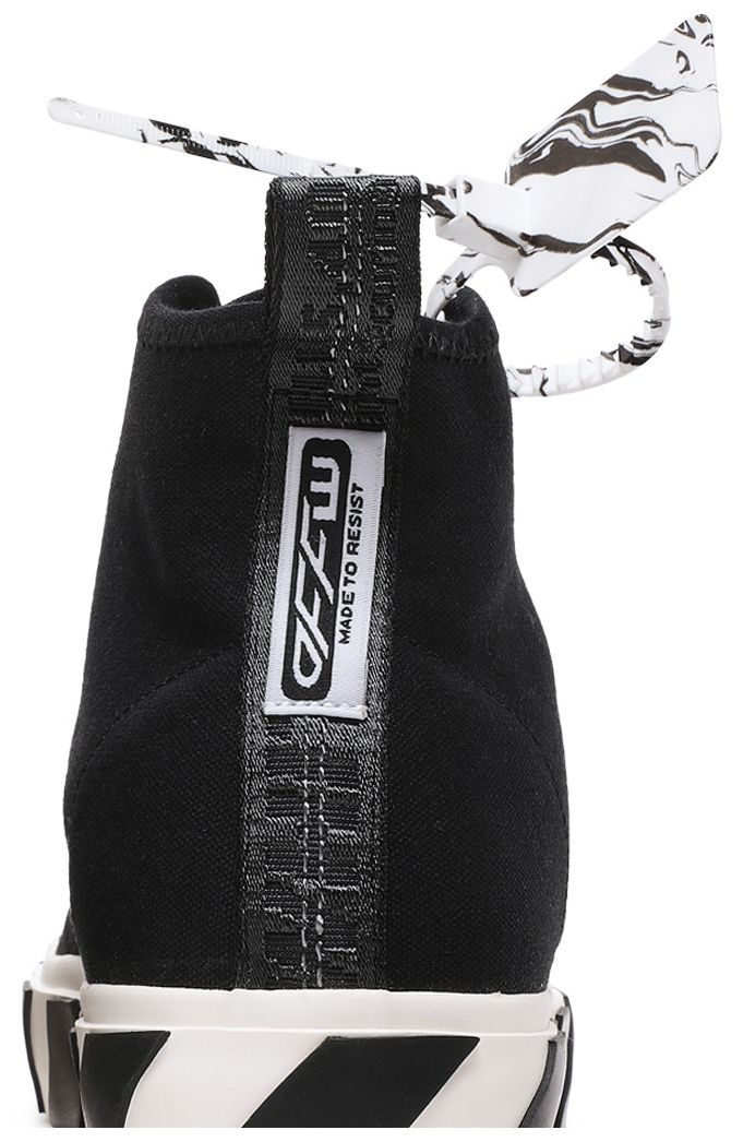 Off White Vulc Sneaker Mid Black White