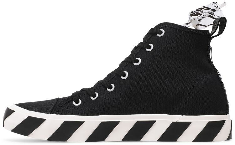Off White Vulc Sneaker Mid Black White