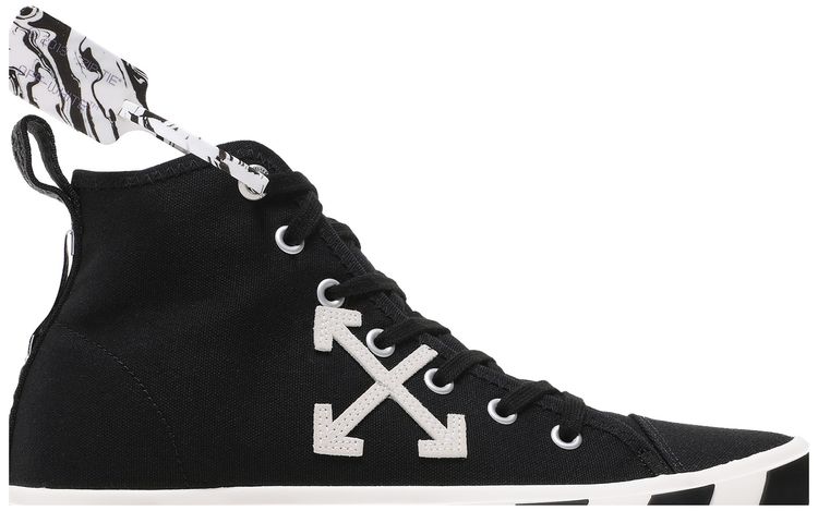 Off White Vulc Sneaker Mid Black White