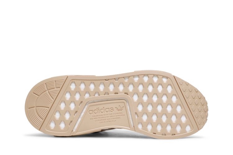 adidas NMD_R1 Shoes - Women's - Pale Beige / Cloud White / Sonic Ink - 5