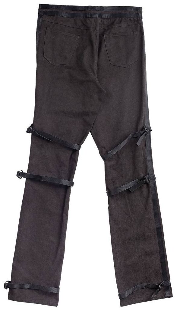 Vintage Raf Simons Vintage Virginia Creeper Bondage Pants Black