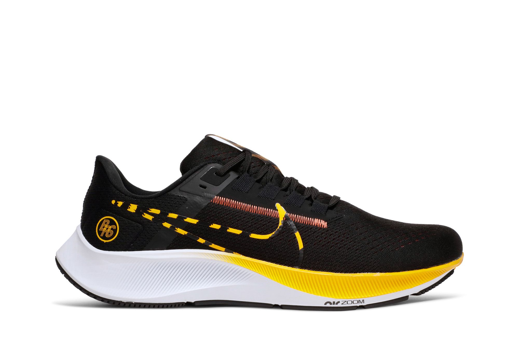 Nike zoom pegasus best sale black and gold