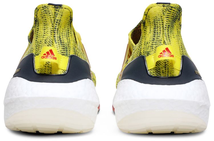 Adidas UltraBoost 21 Bright Yellow Navy