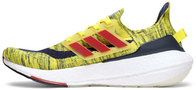 Adidas UltraBoost 21 Bright Yellow Navy