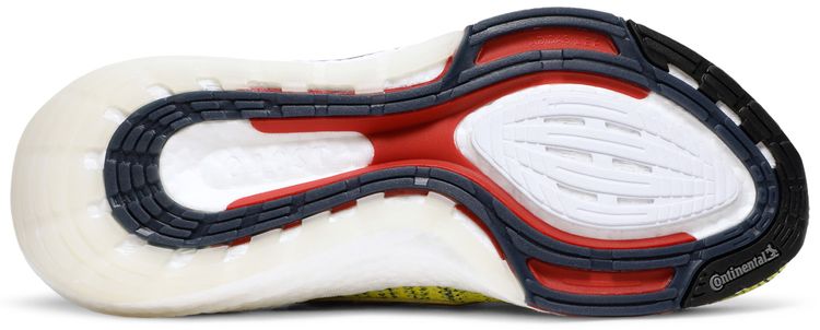 Adidas UltraBoost 21 Bright Yellow Navy