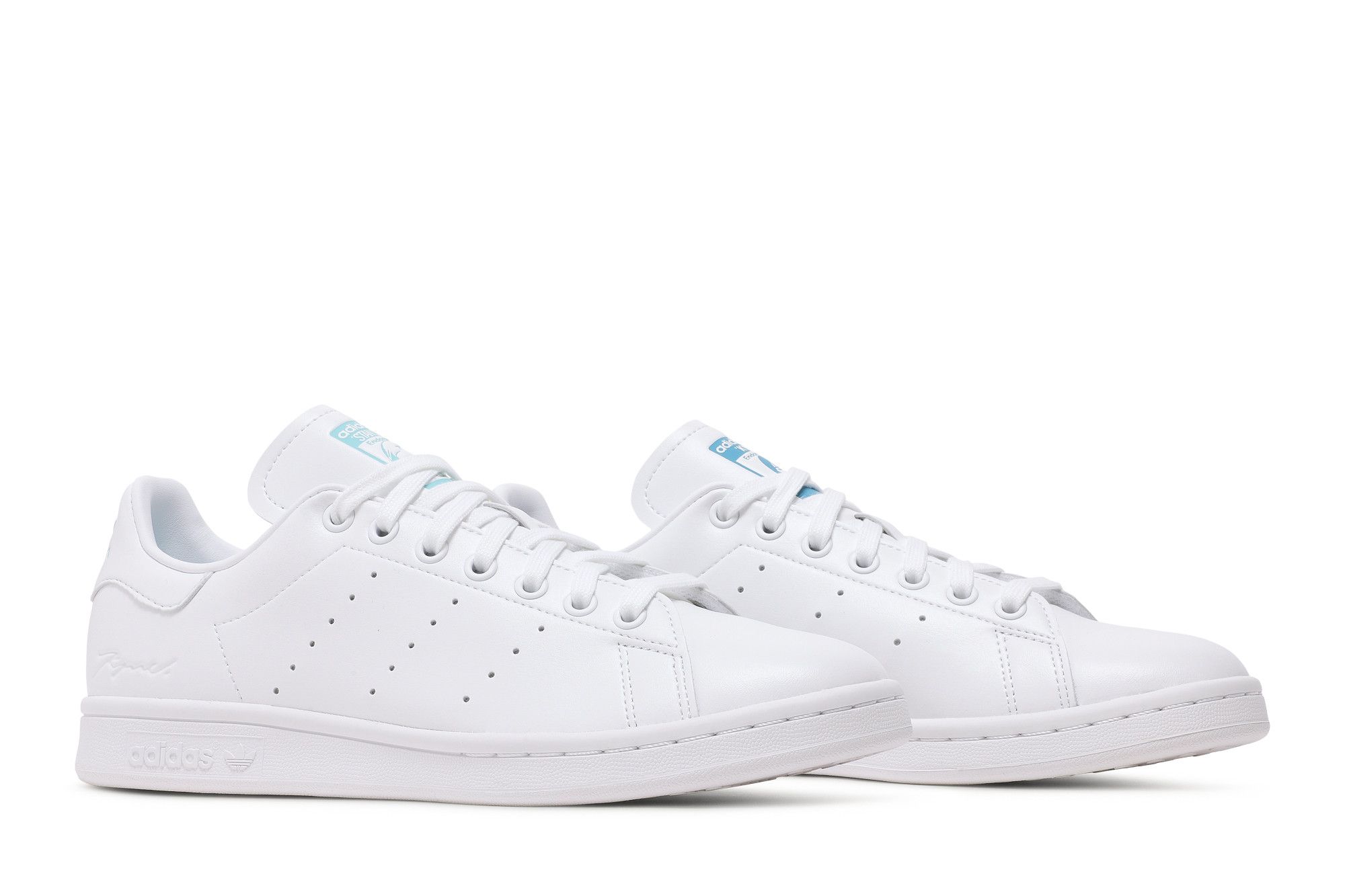 版画 Kyne adidas stan smith KYNE ADIDAS ORIGINALS STAN SMITH FOOTWEAR WHITE PULSE AQUA