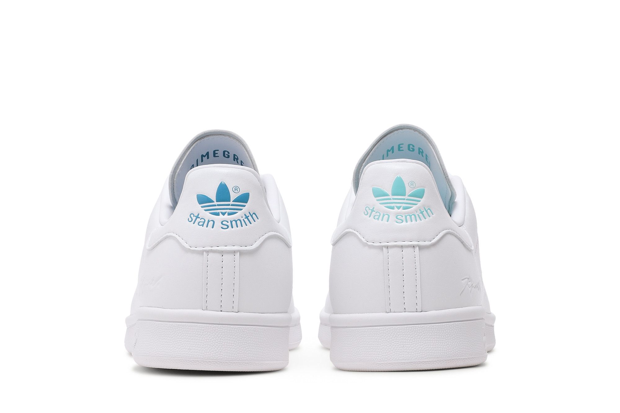 Size 3.5 Kyne x Stan Smith White Pulse Aqua