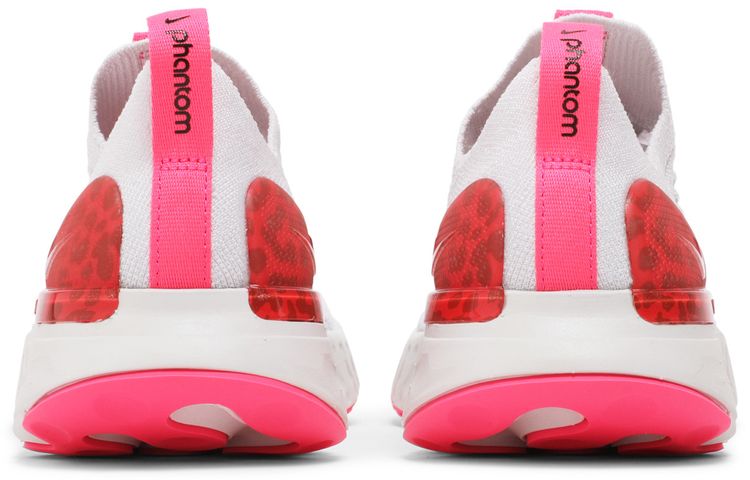 Nike Wmns React Phantom Run Flyknit 2 Platinum Tint Chile Red