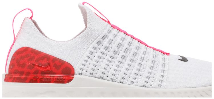 Nike Wmns React Phantom Run Flyknit 2 Platinum Tint Chile Red