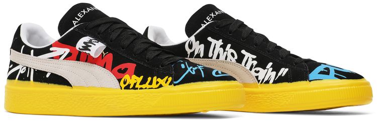 G Tag x Puma Suede Alexander John Design   Black