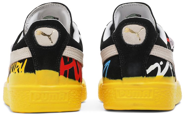 G Tag x Puma Suede Alexander John Design   Black