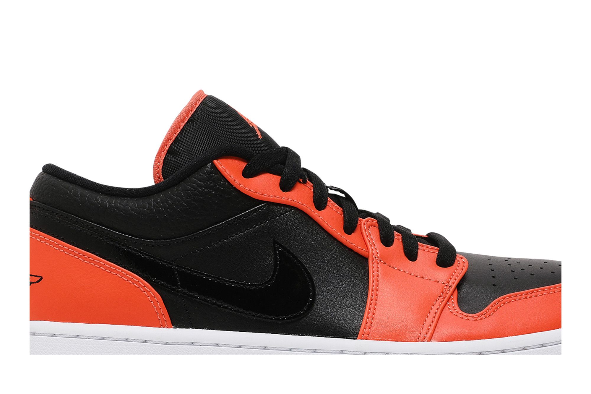 Air jordan 1 low orange black hot sale