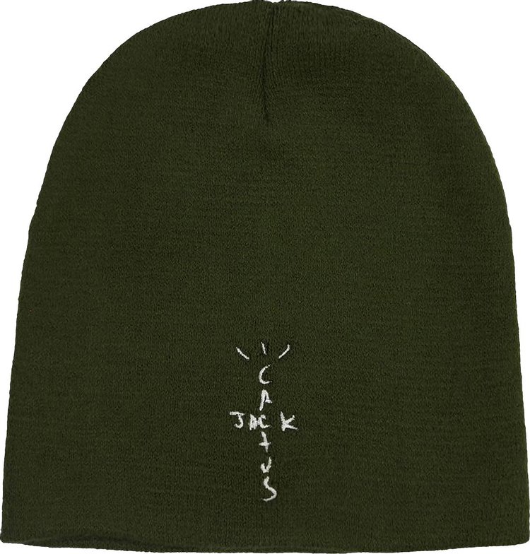 Cactus Jack by Travis Scott x i D The Cactus Wink Beanie Olive