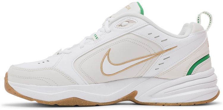 Nike Air Monarch IV White Lucky Green Gold
